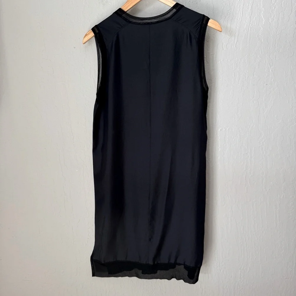 RAG & BONE Maude 100% Silk Sleeveless Black Dress V-Neck Size Small - Picture 15 of 15